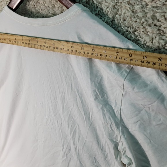 Tecovas T-Shirt Men's Size L Large Tan Quality Boots Austin Tex 100% Pima Cotton - Picture 5 of 13